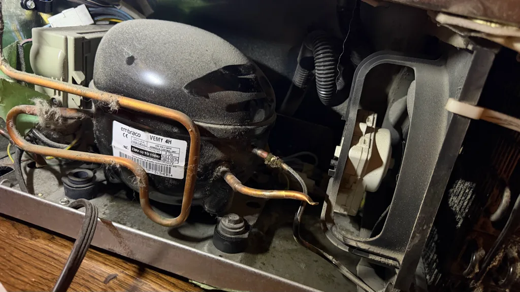 Compressor of an Electrolux refrigerator that was not cooling