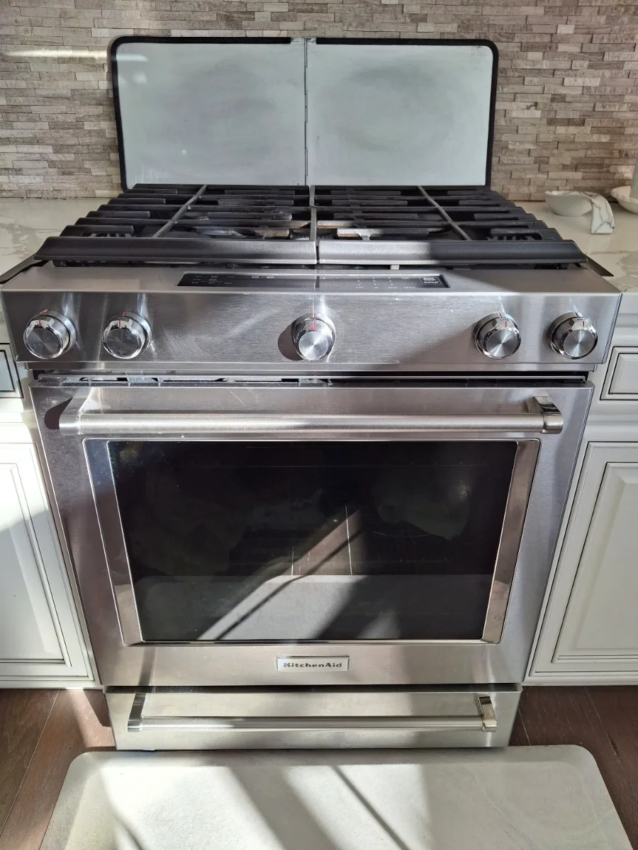KitchenAid gas range with a spark igniter problem