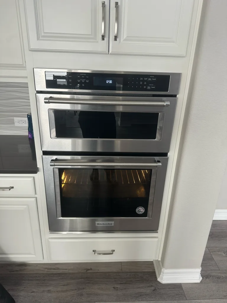 KitchenAid wall oven and microwave combination