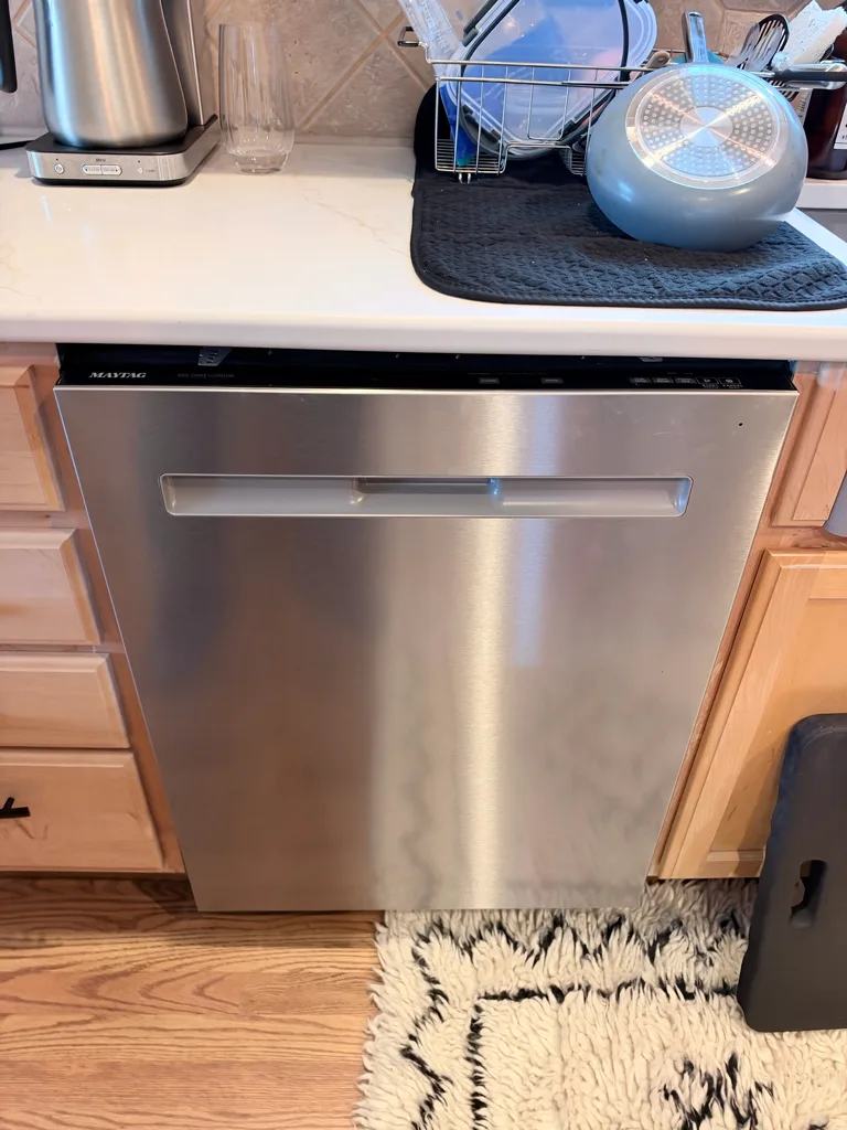 Stainless Maytag dishwasher that would not drain