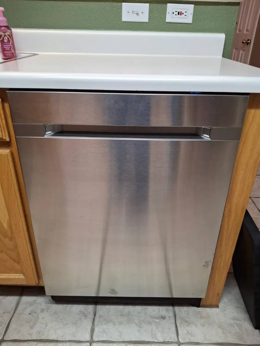 Stainless Samsung dishwasher in a Denver-area kitchen