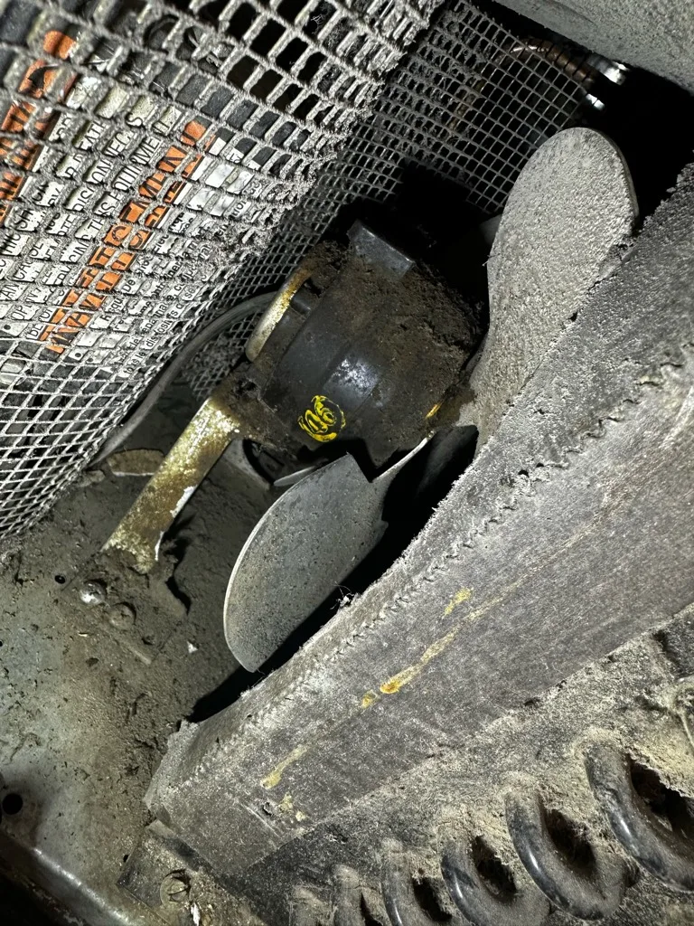 Compressor and condenser fan of a True refrigerator