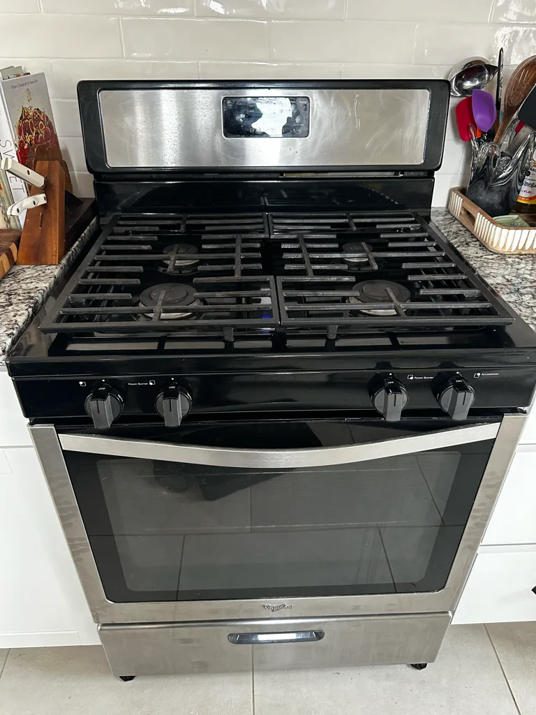 Whirlpool gas range in a Denver-area kitchen